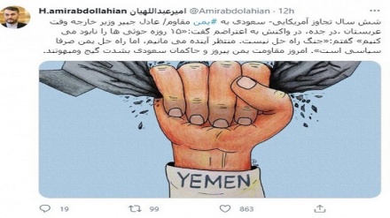 Emir Abdullahiyan: Suudi yöneticiler Yemen direnişinin zaferi karşısında şaşkınlığını gizleyemediler