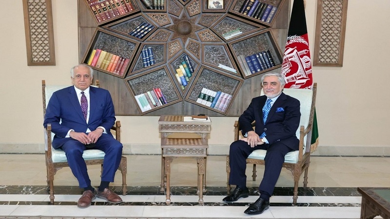 دیدار عبدالله با خلیل‌زاد در کابل
