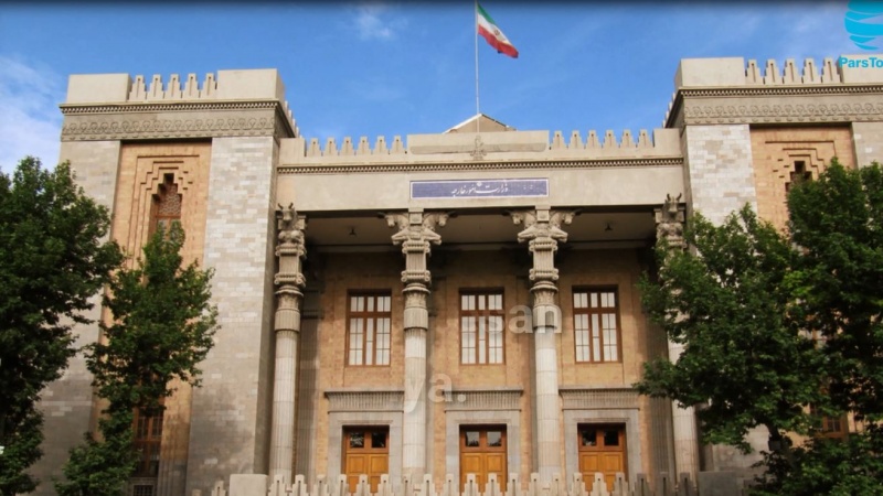 Gedung Kementerian Luar Negeri RII di Tehran.