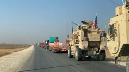イラクで、米軍物資輸送部隊の通行経路が爆発