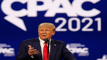 CPAC: Pent-up Trump denounces Biden at rightwing summit