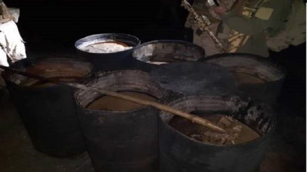 تخریب یک مرکز پروسس مواد مخدر در ولایت ننگرهار 