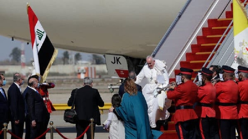 Papa Francis awasili Baghdad, Iraq katika safari yake ya kihistoria