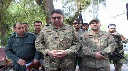 کشف مقدار زیادی سلاح و تجهیزات نظامی در جلال آباد+تصاویر