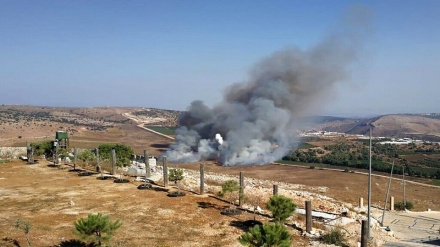 حملات توپخانه ای ارتش رژیم صهیونیستی به مزارع شبعا لبنان