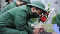 Ветнамнинг Ханой шаҳрида ҳарбий хизмат бошланиши маросими 