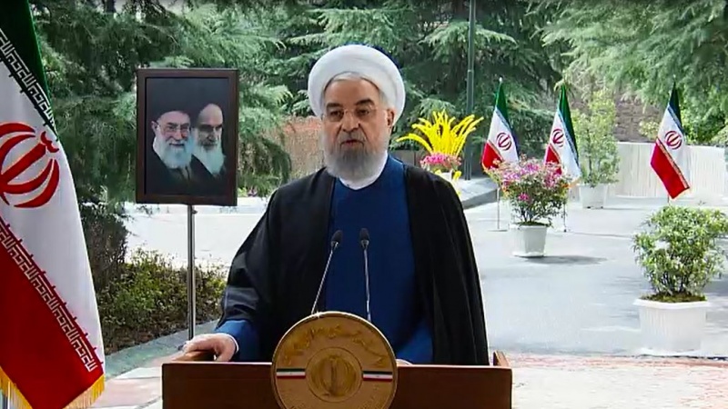 Presiden Republik Islam Iran Hassan Rouhani.