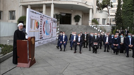 Rouhani: 1400 HS, Tahun Mengatasi Covid-19 dan Sanksi