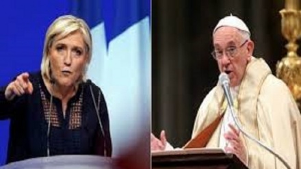 Francia, Le Pen contro Papa: meglio che 'si occupi delle chiese'