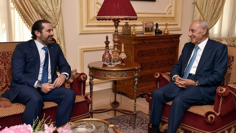 دیدار سعد الحریری و نبیه بری با محوریت تشکیل دولت جدید لبنان