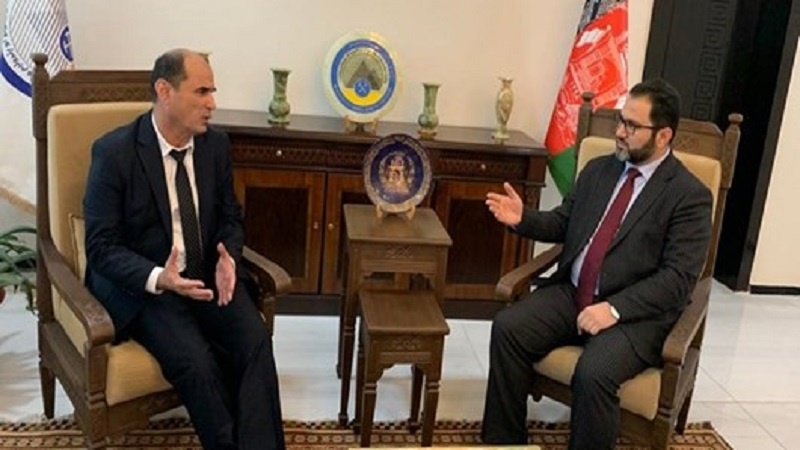 دیدار سفیر تاجیکستان با وزیر معادن افغانستان