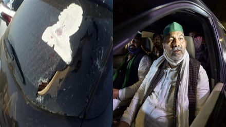 अलवर में किसान नेता राकेश टिकैत की कार पर हमला, टिकैत ने कहा जानलेवा था, कार के शीशे टूटे, किसान आंदोलन का फैलता दायरा