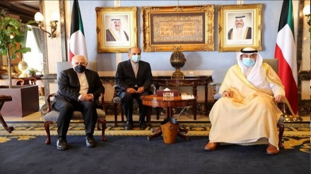 دیدار و رایزنی ظریف با نخست وزیر کویت