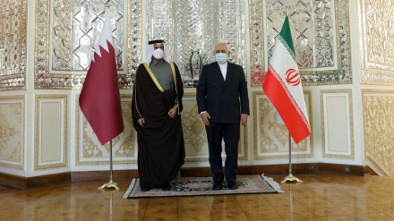 Zarif bilen Kataryň Daşary işler ministriniň, Tähran-Doha ikitaraplaýyn gatnaşyklaryny giňeltmek boýunça geňeşmeleri