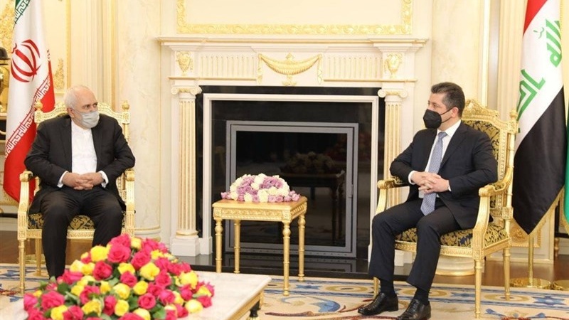 扎里夫和马斯鲁尔·巴尔扎尼强调不允许在伊拉克库尔德地区采取反伊朗行动