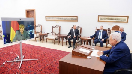 巴勒斯坦权力机构主席阿巴斯在与德国总理通话