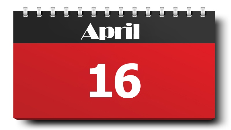 16 April 2021