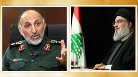 מכתב תנחומים של נסראללה על פטירתו של אלוף חג'אזי