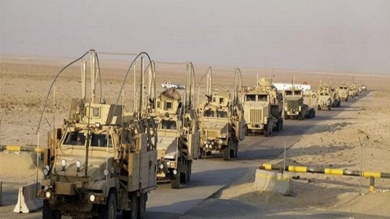 حمله جدید به کاروان نظامیان تروریست آمریکایی در عراق