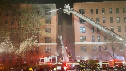 米ＮＹで大規模なアパート火災、２１人が負傷　