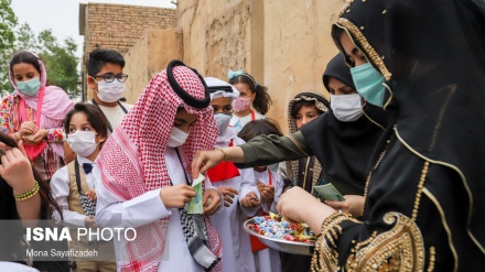 Festa tradicionale Gargi'an në Ahvaz të Iranit