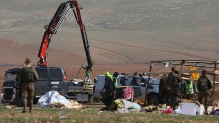 صهیونیست‌ها برای دویست و دوازدهمین بار یک روستا را تخریب کردند