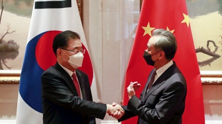 中韩外长今天在厦门举行会谈