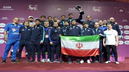 قهرمانی تیم ملی  کشتی آزاد ایران در آسیا 