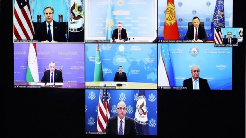 برگزاری نشست وزرای خارجه آسیای مرکزی و آمریکا با محوریت افغانستان و کرونا
