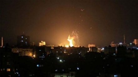 Irkçı İsrail rejiminden Gazze Şeridi'ne saldırı 