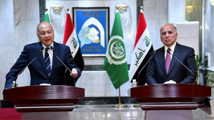 伊拉克外长与阿拉伯联盟秘书长在巴格达会晤