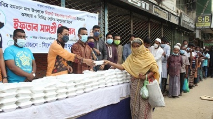 রমজান ও লকডাউনের সময় বিভিন্ন সংগঠনের খাদ্যসামগ্রী বিতরণ  