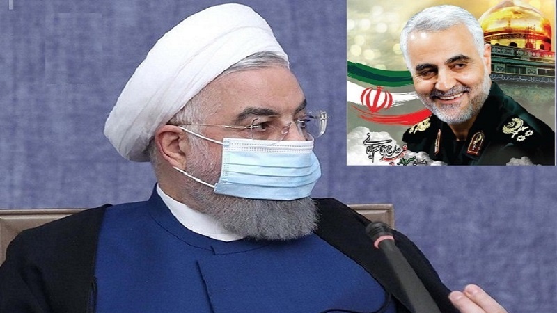 Ruhani: Gjeneral Kasem Sulejmani ka neutralizuar komplotin e sionistëve të dhe të Amerikës në rajon