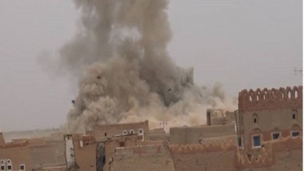 サウジ軍が依然としてイエメンを空爆