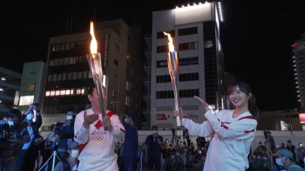 九州･沖縄初の聖火リレーの２日目が終了