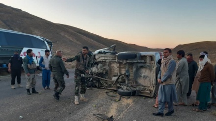 تصادف مرگبار دو اتوبوس در پغمان کابل 