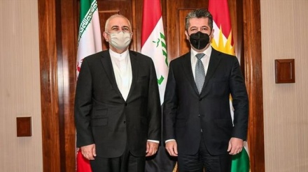 Iran's FM holds talks with Kurdish officials in visit to Iraq