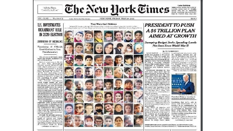 روایت نیویورک تایمز از کودک‌کشی رژیم صهیونیستی؛ آنها فقط کودک بودند