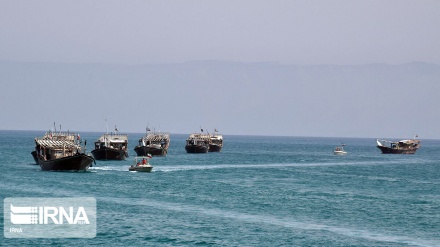 Défilé naval à Kish à l'occasion de la Journée nationale du golfe Persique