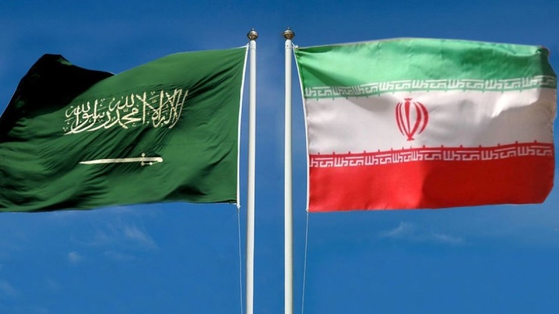 サウジアラビアとイランの国旗