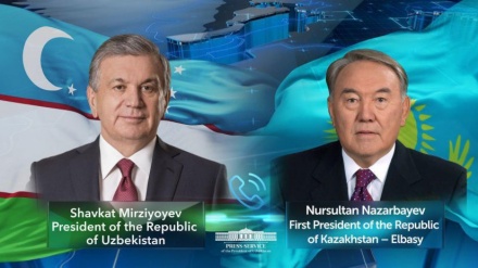 Ўзбекистон президенти Назарбоев билан мулоқот қилди