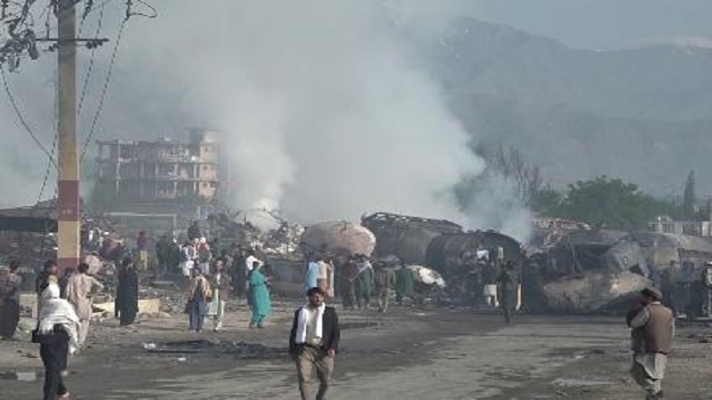 اعتراض بازرگانان افغان از آتش سوزی های پی در پی در افغانستان