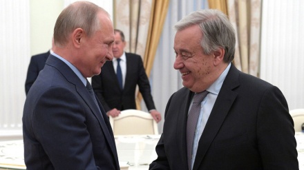 Putin dhe Guterres theksojnë zgjidhjen e çështjes palestineze