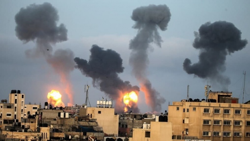 İşgal rejimi Gazze'de yerleşim alanlarını bombaladı