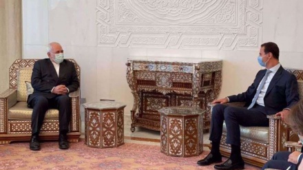 Zarif voices Iran's support for Syria presidential vote in meeting with President Assad