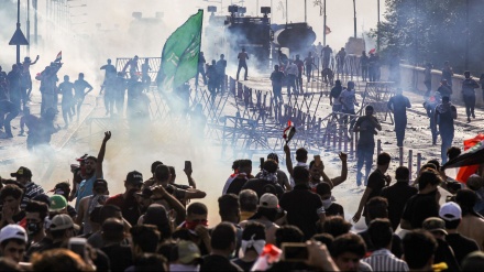 巴格达抗议者与警察冲突致2人死亡45人受伤