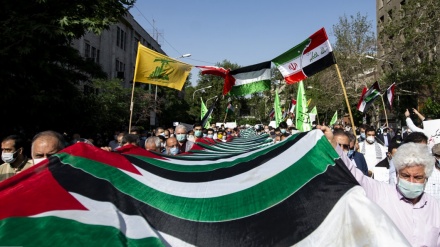 (FOTO) Corteo pro palestinese a Tehran - 1