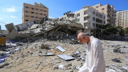 Digempur Rudal Israel, Rumah Warga Palestina Hancur