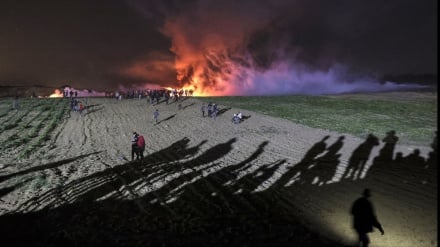 Israelischer Luftangriff und Artilleriefeuer zielen auf Gaza inmitten der Spannungen in al-Quds