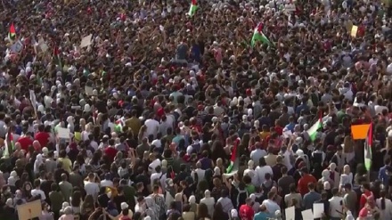 Jordanians protest against Israel over al-Aqsa violence